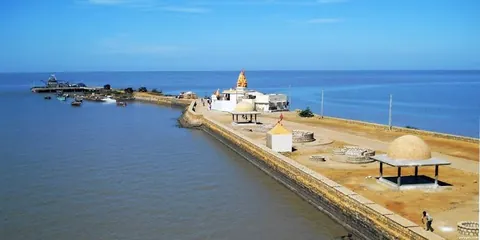 Koteshwar Mahadev temple on the sea at the western tip of Kutch